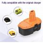 Upgraded 2 Pack 3.8Ah 18V DC9098 DC9096 Replacement Battery Compatible with Dewalt 18 Volt Battery XRP DC9096 DC9099 DC9098 DW9099 DW9098 Cordless Power Tools