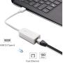 Cable Matters USB to Ethernet Adapter Supporting 10/100 Mbps Ethernet Network in White