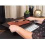 Uprite Ergo Sit2Stand Desktop Height Adjustable Workstation - Dual Monitor - Black/Black