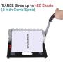 Binding Machine, 21-Holes, 450 Sheets, Comb Binding Machine with Starter Kit 100 PCS 3/8 Comb Binding Spines, Comb Binding Machine Perfect for Letter Size, A4, A5 or Smaller Sizes Office Documents