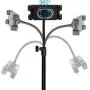 Ipad Tripod Stand,Gooseneck 67-inch Floor Stand for Tablet,Fit for iPhone 11/11Pro Max/7/8/X/Xs Max, IPad 12.9-Inch IPad Pro/11-Inch iPad Pro/IPad 6/Mini 5/Air 3/& More, and a Remote Control as Gift