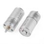 Wheel Motor Kit, 2 pcs/Set DC 6V 280RPM 25GA370 DC Gear Motor 4mm Shaft with Mounting Bracket 65mm Wheel Kits can be Used in Intelligent Toy Car, Robot, Printer