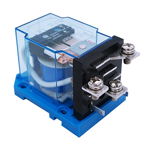 mxuteuk DC12V Coil 5 Pin Electromagnetic Power Relay 1 NO 1 NC, 1 Years Warranty JQX-58F-DC12V