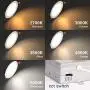 Amico 6 Pack 6 Inch 5CCT Ultra-Thin LED Recessed Ceiling Light with Junction Box, 2700K-5000K Selectable, 12W Eqv 110W, Dimmable Can-Killer Downlight, 1050LM High Brightness - ETL and Energy Star