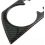 Real Carbon Fiber Interior Cup Holder Frame Panel Cover Trim Decal Sticker for Chevrolet Camaro 2016-2020 Accessories(1 Piece Black)