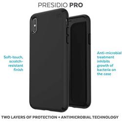 Speck Products Presidio Pro iPhone Xs Max Case, Black/Black