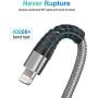 iPhone Charger 6ft, Lightning Cable 6 Foot [MFi Certified 2Pack] Long iPhone Charger Cord,Fast iPhone USB Cord for iPhone 11/11Pro/11Max/ X/XS/XR/XS Max/8/7/6/5S/SE/iPad Mini，More(Silver)