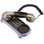 Socobeta Telephone Antique Retro Wall Mounted Telephone Corded Phone Landline Fashion Telephone for Home Hotel(Bronze)