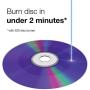 Verbatim CD-R 700MB 52X White Inkjet Hub Printable Recordable Media Disc - 100pk Spindle