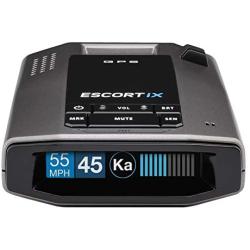 ESCORT IX Laser Radar Detector - Auto Learn Protection, Extreme Long Range, Bluetooth, Voice Alerts, OLED Display, Escort Live, Black