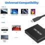 USB C to Dual HDMI Adapter,Type C/Thunderbolt 3 to HDMI Converter 4K@30Hz,USB C Dual Monitor Adapter for MacBook Pro 2020/2019,MacBook Air 2020/2019,Ipad Pro 2020,Dell XPS,Surface Book 2,etc.