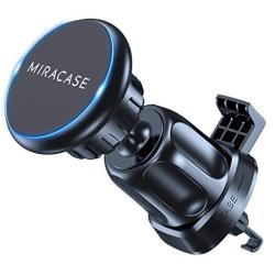 [2021 Upgraded] Miracase Magnetic Phone Car Mount,[2nd Generation-Strong Magnets&Clip] Hands Free Cell Phone Holder for Car, Universal Air Vent Car Phone Holder Mount for All Cell Phones