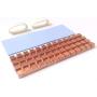 Easycargo M.2 2280 SSD Heatsink Kit, Cooler Heat Sink + Silicone Based Thermal Pad for Cooling M.2 SSD, NGFF SSD, NVME SSD, SSD(70mmx22mm) (Copper 1-Pack 2mm)