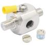 F Type Lightning Arrestor Female to Female Square 3GHz 75 ohm with 90V Gas Tube Discharge TV Surge Protector Surge Arrester