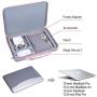 Smatree Hard Shell Carrying Case Compatible for 13.3 inch MacBook Pro/MacBook Air 2020 2019 2018 2017/12.9 inch iPad Pro/ 12 inch MacBook/Surface Pro X/7/6/5/4, Laptop and Tablet Shoulder Bag (Pink)