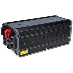 3000W Power Inverter Charger Pure Sine Wave Converter with AC Charger DC 12V in to AC 110V Out for Home Car RV Off-Grid Solar System