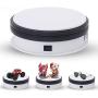 Yuanj Motorized Turntable Display, 360 Degree Electric Rotating Display Turntable for Display Jewelry, Watch, Digital Product, Shampoo, Glass, Bag, Models, Diecast, Jewelry and Collectibles