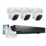 REOLINK 4K Poe Security Camera System, Wired 8MP Outdoor PoE IP Cameras 4pcs, H.265 8CH NVR with 2TB HDD for 24x7 Recording, Night Vision, Home and Business Surveillance kit, RLK8-800D4