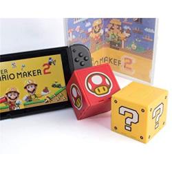 Nintendo Switch Game Card Case, Game Card Holder for Nintendo Switch Games with 16 Card Slots (Question Block Yellow)