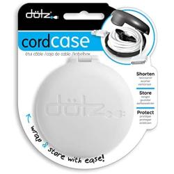 Dotz Cord Wrap for Cord and Cable Management, White (CWOS30M-CW)