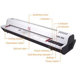 220V A3 A4 Laminating machine Document Photo Plastic Injection Molding Machine Plastic Sealer Thermal Laminator