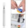 Precision Tweezers, 9 PCS ESD Tweezer Set, Anti-Static Stainless Steel Tweezers Kit Perfect for Craft, Jewelry, Soldering, Laboratory Work, Electronics, Detailed Work
