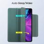 ESR Rebound Magnetic Smart Case for iPad Pro 12.9'' 2020 & 2018, Convenient Magnetic Attachment [Supports Pencil Pairing & Charging] Cover, Auto Sleep/Wake Trifold Stand Case - Forest Green