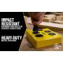Yellow Jacket 2177N Metal Power Block with 4 Outlets and Lighted Switch, 4-foot Cord