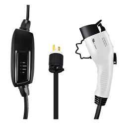 Lectron 240V 16 Amp Level 2 EV Charger with 21ft Extension Cord J1772 Cable & NEMA 6-20 Plug (UL-Certified)