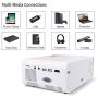 Mini Video Projector, EFFUN Outdoor Movie Projector with Projector Screen, 1080P HD Supported, Home Theater Projector, Portable LED Video Projector Compatible with HDMI, VGA, USB, TF, iPhone, iPad Mini Video Projector, EFFUN Outdoor Movie Projector with Projector Screen, 1080P HD Supported, Home Theater Projector, Portable LED Video Projector Compatible with HDMI, VGA, USB, TF, iPhone, iPad