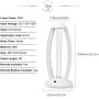 UV Light Sanitizer, UVC Disinfection Lamp, Remote Control Germicidal Lamp Steriliser Light Ultraviolet Ozone Sterilization for Home Kills 99% of Germs Viruses,38W