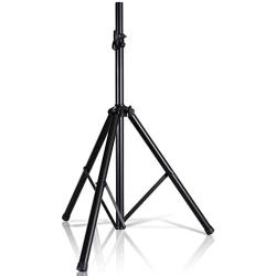 Pyle Universal Speaker Stand Mount Holder Heavy Duty Tripod w/ Adjustable Height from 40” to 71” and 35mm Compatible Insert Easy Mobility Safety Pin and Knob Tension Locking for Stability PSTND2