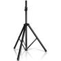 Pyle Universal Speaker Stand Mount Holder Heavy Duty Tripod w/ Adjustable Height from 40” to 71” and 35mm Compatible Insert Easy Mobility Safety Pin and Knob Tension Locking for Stability PSTND2