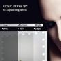 AMST Vanity Mirror with lights, Hollywood LED Makeup Mirror with Touch Screen Switch, 3 Color Changing Light & USB Port, Large Cosmetic Mirror, 18 Dimmable Bulbs, L31.5 X H23.62 Inch