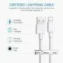 DESOFICON for iPhone Charger, [Apple MFi Certified] Lightning Cable 2 Pack 3FT Fast Charging Data Sync Transfer Cord & 2 Pack USB Wall Charger Travel Plug Compatible with iPhone 12/11/XS/XR/X 8 7/iPad