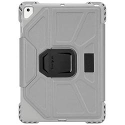 Targus Pro-Tek Apple iPad (6th / 5th gen), iPad Pro (9.7-Inch), iPad Air 2 & iPad Air Rotating Case with Slim Trifold Stand Cover, Stylus Holder, Magnetic Closure, Silver (THZ73711GL)