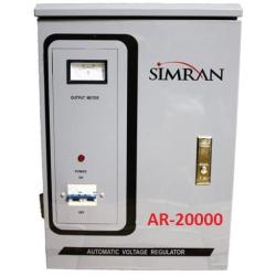 Simran Power Converter Regulator Stabilizer with 110 Volt - 220/240 Volt Built-in Voltage Transformer, 20,000W (AR-20000)