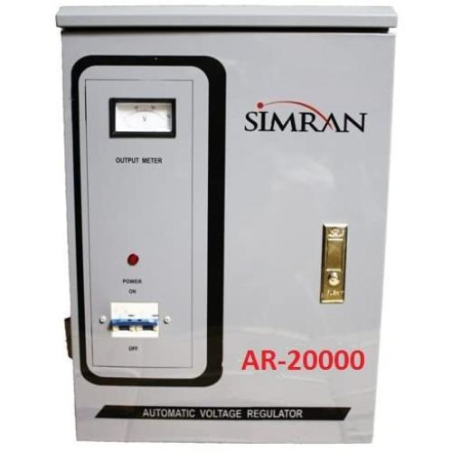 Simran Power Converter Regulator Stabilizer with 110 Volt - 220/240 Volt Built-in Voltage Transformer, 20,000W (AR-20000)