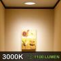 12 Pack 6 Inch LED Recessed Lighting with Junction Box, CRI90, 14W=100W, 1100lm, 3000K Warm White, Dimmable Ultra-Thin LED Downlight, Canless LED Recessed Ceiling Light