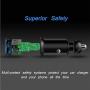 Quick Charge 3.0 Car Charger Mini 30W 4.8A Metal Dual USB Ports QC 3.0 Car Charger Adapter Flush Fit Fast Charge Car Adapter for iPhone 11/XR/Xs/Max/X/8/7, iPad Pro/Air 2/Mini, Galaxy, LG and More