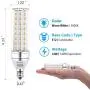 E12 LED Bulbs, 16W LED Candelabra Bulb 120 Watt Equivalent,1400lm, Decorative Candelabra Base E12 Non-Dimmable LED Chandelier Bulbs, Warm White 3000K, LED Corn Lamp, Pack of 4