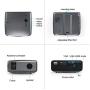 Full HD Movie Projector 1920x1080,Video LCD 7200 Lumen LED Gaming Projector with 40% Zoom HDMI USB AV Audio for Indoor Outdoor Theater Cinema Android Smart Phone PS5 Blu-ray DVD Player Wii Laptop