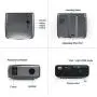Full HD Movie Projector 1920x1080,Video LCD 7200 Lumen LED Gaming Projector with 40% Zoom HDMI USB AV Audio for Indoor Outdoor Theater Cinema Android Smart Phone PS5 Blu-ray DVD Player Wii Laptop