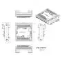 Electronics-Salon DIN Rail Mount Screw Terminal Block Adapter Module, for Arduino UNO R3.
