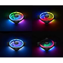 Thermaltake Riing Trio 12 RGB TT Premium Edition 120mm Software Enabled 30 Addressable LED 9 Blades Case/Radiator Fan - 3 Pack - CL-F072-PL12SW-A, Trio RGB