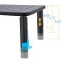 2 Pack Monitor Stand Rise 3 Height Adjustable,Computer, iMac, Pc, Printer, Desktop Ergonomic Metal Monitor Riser Stand with Mesh Platform for Airflow