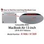 UESWILL Case Compatible with MacBook Air 13 inch 2010-2017 Release Model A1466 A1369, Hard Shell Case with Clear Keyboard Cover + Microfiber Cloth, Frosted Clear