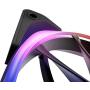 NZXT AER RGB 2 - HF-28120-B1 - 120mm - Advanced Lighting Customizations - Winglet Tips - Fluid Dynamic Bearing - LED RGB PWM Fan for Hue 2 - Single (HUE2 Lighting Controller Not Included)