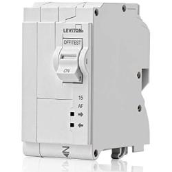 Leviton LB215-AF 15-Amp AFCI Hydraulic Magnetic Branch Circuit Breaker, White