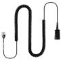 QD Adapter HIS Cable is Compatible with All Plantronics and VoiceJoy Headsets - Connects to Avaya IP 1608, 1616, 9601, 9608, 9611, 9611G, 9620, 9620C, 9620L, 9621, 9630, 9631, 9640, 9641, 9650, 9670